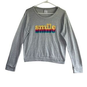 Hello Mellow M Best Day Ever Collection Grey Sweat shirt.
Size M